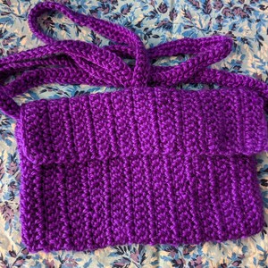 Custom Small Crocheted Crossbody Bag