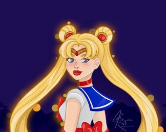 Sailor Moon Smartphone Wallpaper | Anime Lockscreen (Digital Download)