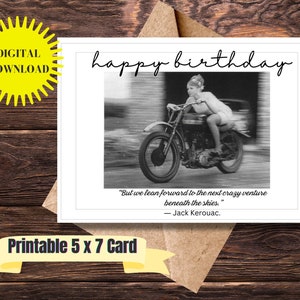 Alles Gute zum Geburtstag - Instant Download Grußkarte