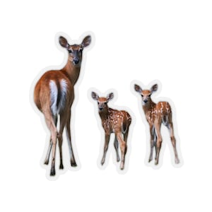 Mama Deer-est Kiss-Cut Stickers