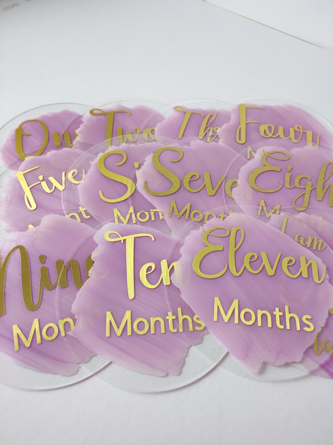 Acrylic Baby Milestone Discs Baby Monthly Milestones Photo Prop for ...