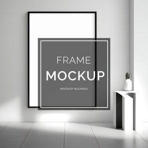 High quality Frame Mockup made for art prints, Boho, Frame Mockup, Wall Frame Mockup, Poster Mockup, Interior Mockup, Styled Mockup, Canva