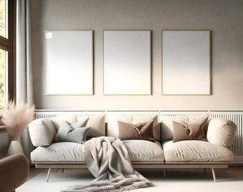 3 Frame Mockup, Mockup Frame, Boho Mockup, Frame Mock Up, Wood Frame Mockup, Wall Art Mockup, Poster Mockup, Styled Mockup, Photo Mockup