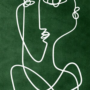 Green Structural Intersection Print – Wall Art Digital Download