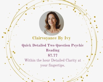 SAME HOUR Psychic TWO Question Reading @