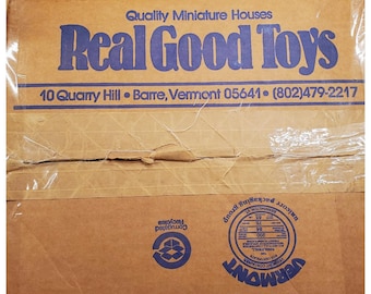 Real Good Toys Traditional Room Box Kit: Vermont Pine, Plexiglass Top (1993 Version)