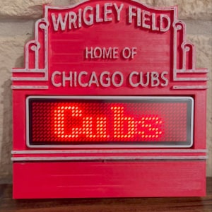 Wrigley Marquee LED Name Tag