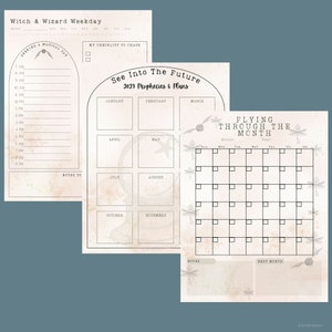 Wizard Printable Planners - Etsy