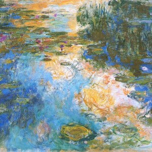Water Lily Pond by Monet