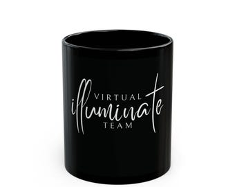 Tazza nera illuminata (11oz, 15oz)