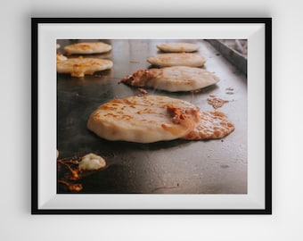 El Salvador Pupusas Wall Art Photo Print El Salvador Art Gift, Orginial Artwork