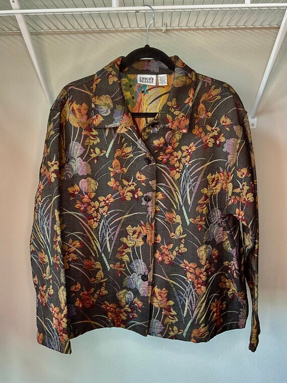Retro Pearl Flower Jacket