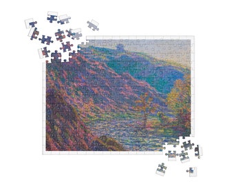 Claude Monet River Landscape Jigsaw Puzzle – Art Tribute
