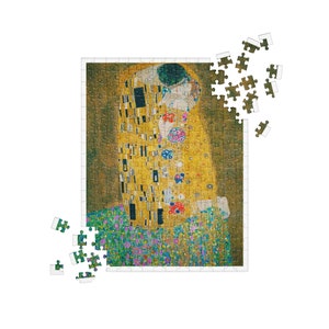 The Kiss (Der Kuß) by Gustav Klimt | Jigsaw Puzzle | 252 & 520 Piece Options for All