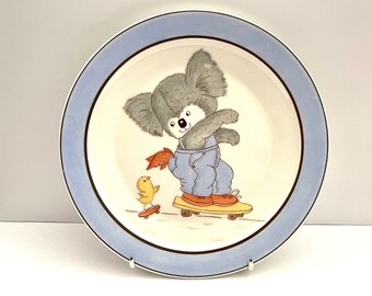 Hand Painted Australian Fine China Child’s Novelty Plate