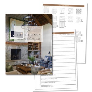 New Home Build Selection Sheet Guide | INSTANT DOWNLOAD