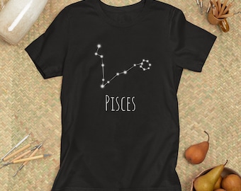 Pisces Zodiac Constellation Tee