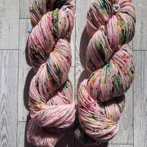Christmas Candy Superwash Merino Yarn