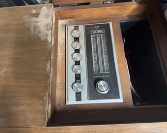 1960's RCA Stereo Console W/fireplace - Etsy