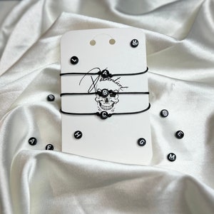 Pulsera personalizada, pulsera carta, pulsera amistad, pulsera pareja, pulsera nudo