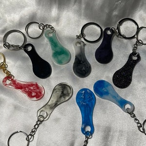 Winkelwagenchips/wagenverwijderaar/sleutelhanger/epoxyhars