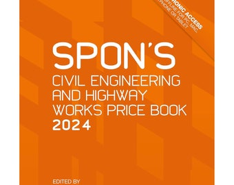 SPONS 2024 Price Book, SPONS Price Book, SPONS Online Book, Spons Civil Engineering Price Book, Spons 2023 Book