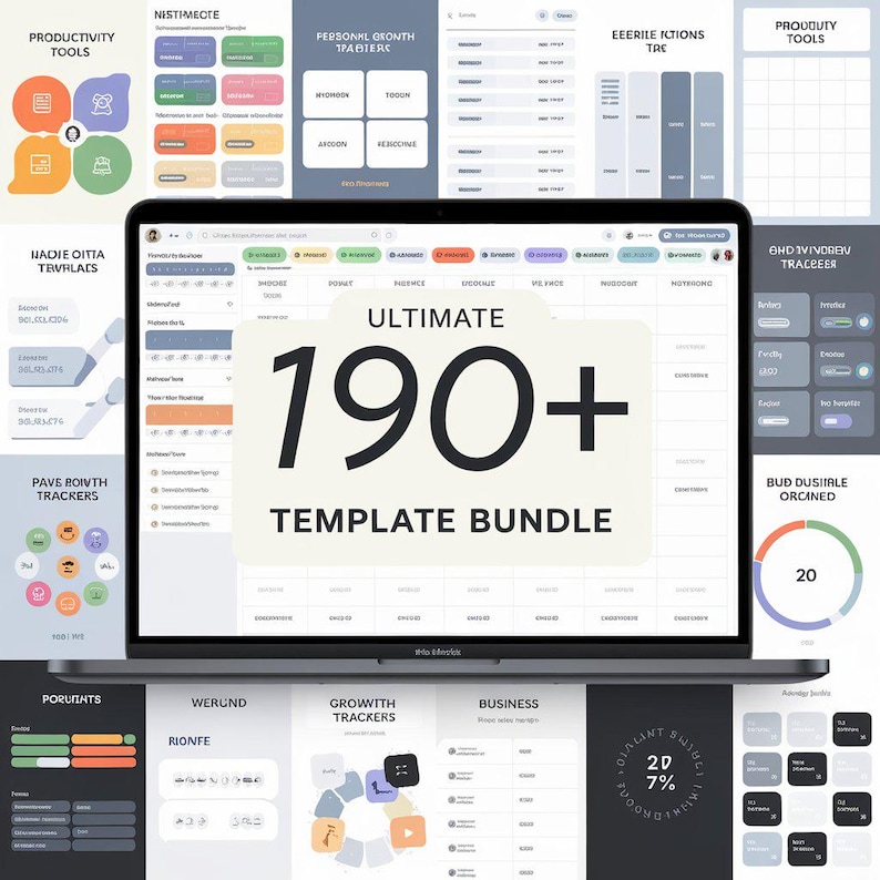 Ultimate 190+ Notion Template Bundle | Notion Templates for Business ...