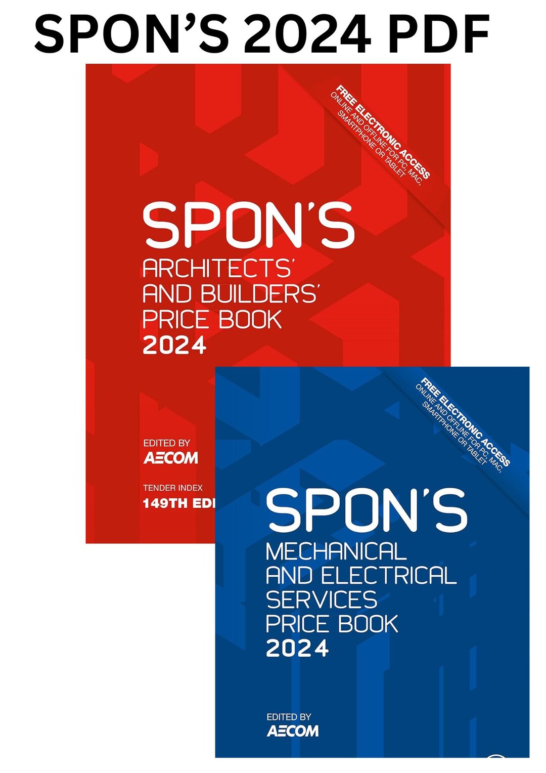 SPONS Online 2024, SPONS 2024 Price Book, SPON'S Price Book, Spons ...
