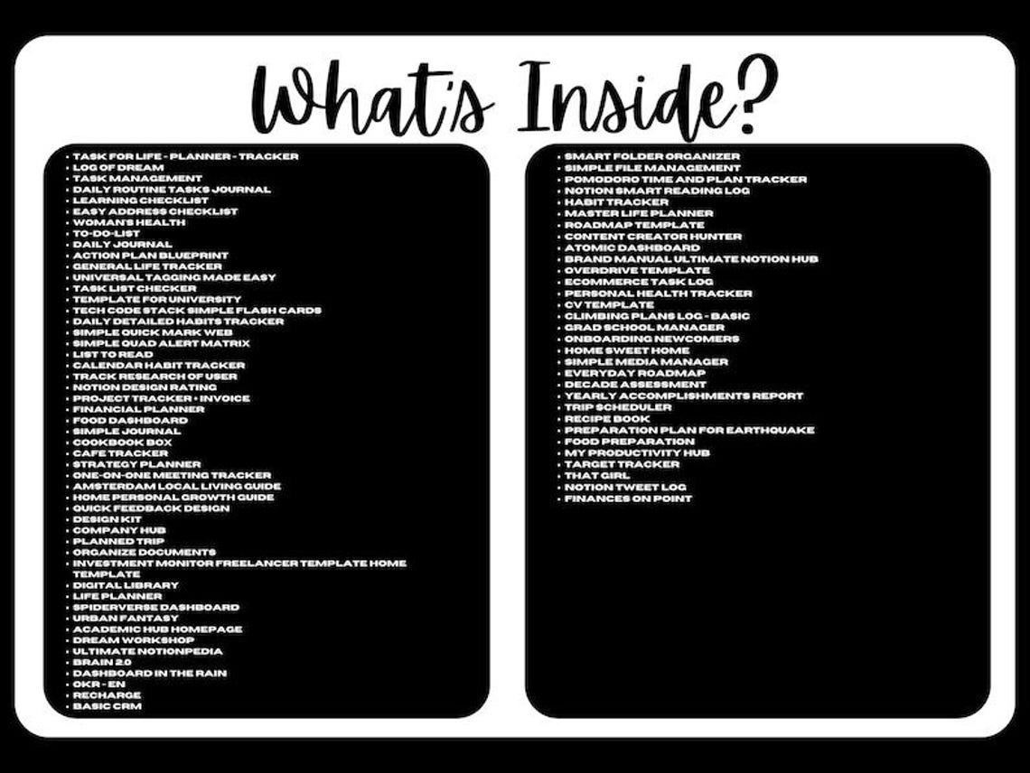 Ultimate 190+ Notion Template Bundle | Notion Templates for Business ...