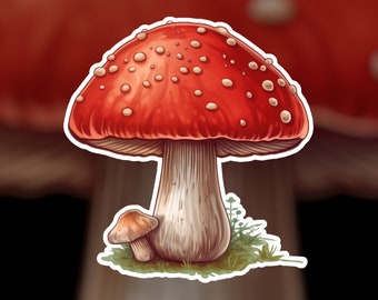 Svampklistermärke | Svampklistermärke | Naturklistermärke
