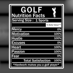 Golf Sticker | Funny Golf Gift | Golf Gift