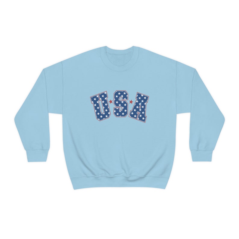Women's USA sweatshirt 4th of July God Bless America sweatshirt women's Patriotic apparel Christian sweatshirt Fourth of July crewneck image 5
