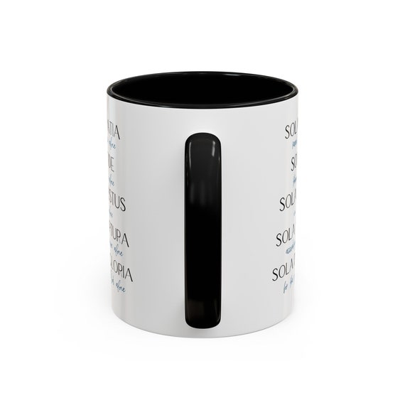 Christian 5 Solas Coffee Mug 11oz Reformed Theology Coffee Mug Bible Study  Gift Reformation Day Mug Biblical Christian Coffee Mug Theology - Etsy