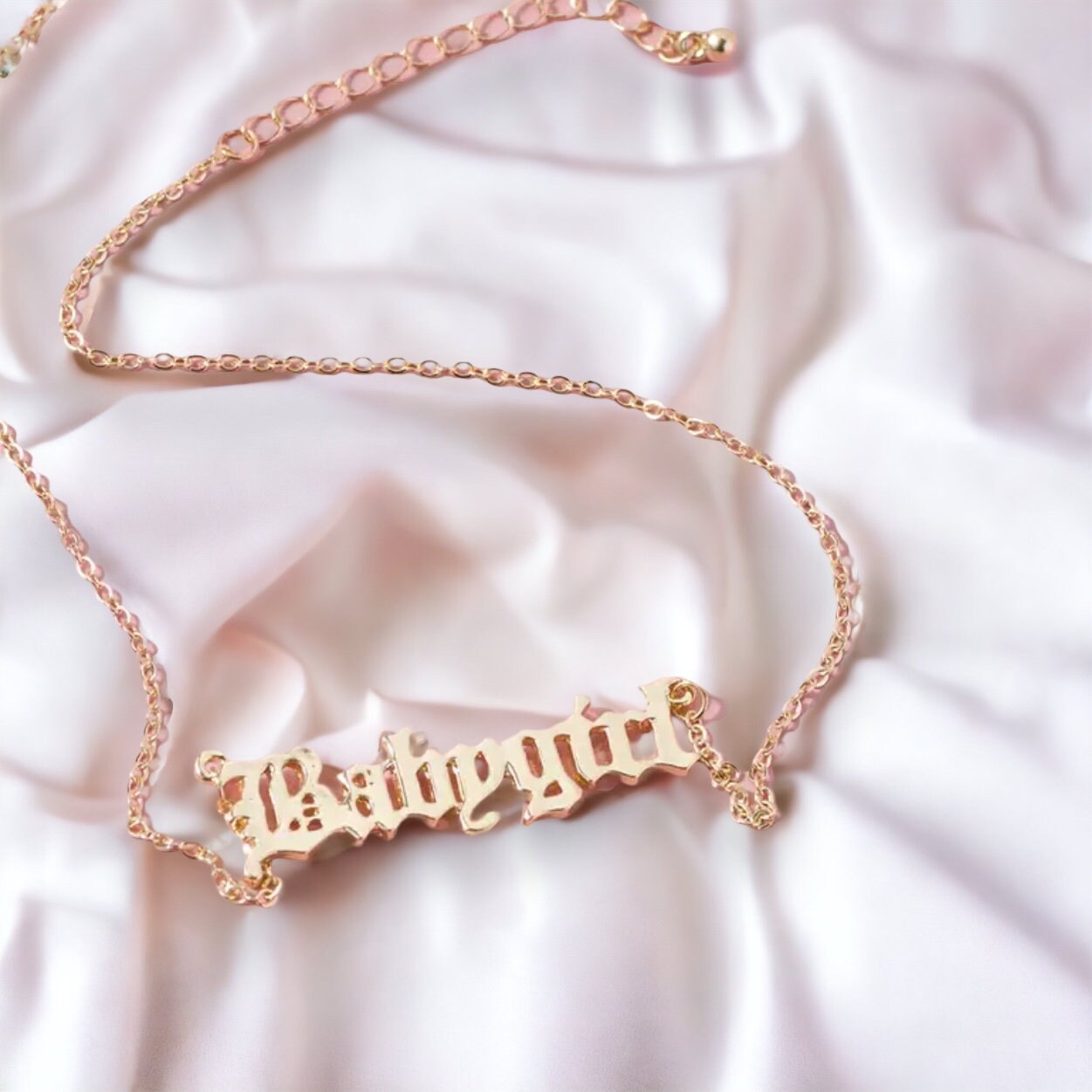 Baddie name deals necklace