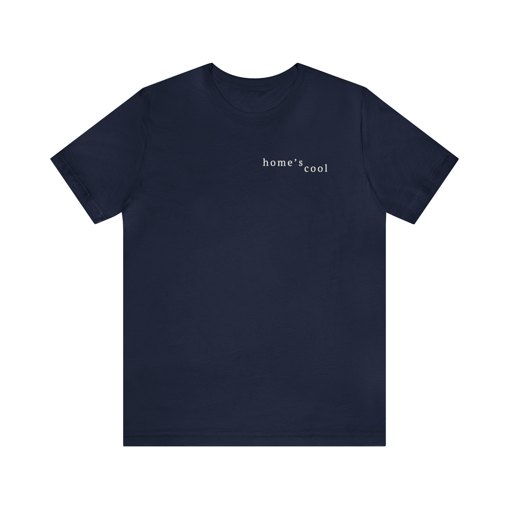 meravel simple comfortable Tee　Black simple comfortable Tee （NAVY) | meravel