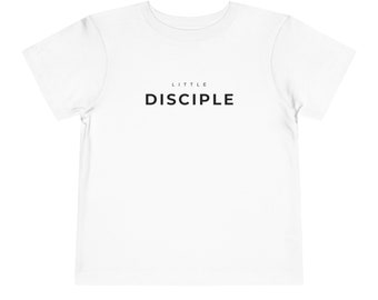 Toddler Little disciple Short Sleeve Tee, christian t-shirt toddler, kids t-shirt christian gift, christian tee, faith toddler t-shirt