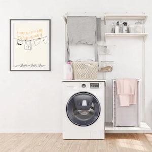 Laundry Room Print | Funny Wall Art Poster | Wash Room Decor | Trendy House Poster | Laundry Room Decor | Laundry Quotes