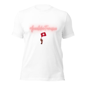 #freelikeTunisia unisex t-shirt &quot;free like Tunisia&quot; ( Tunisie Tunisia T shirt libre free)