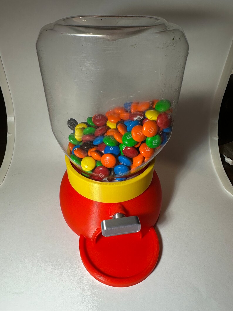 3d Printed Nutella Jar Candy Dispenser Etsy