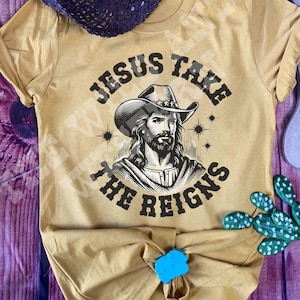 Jesus Take The Reins Graphic Tee