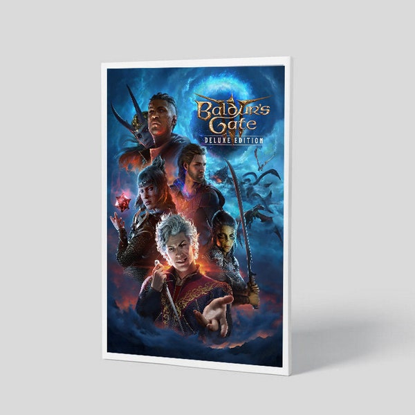 Baldurs Gate 3 Poster Etsy