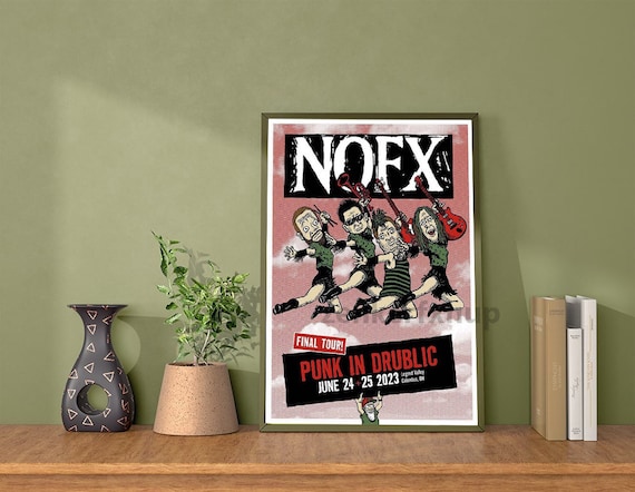 Nofx Poster - Nofx Final tour Punk In Drublic June 24, 25, 26 Columbus, OH poster