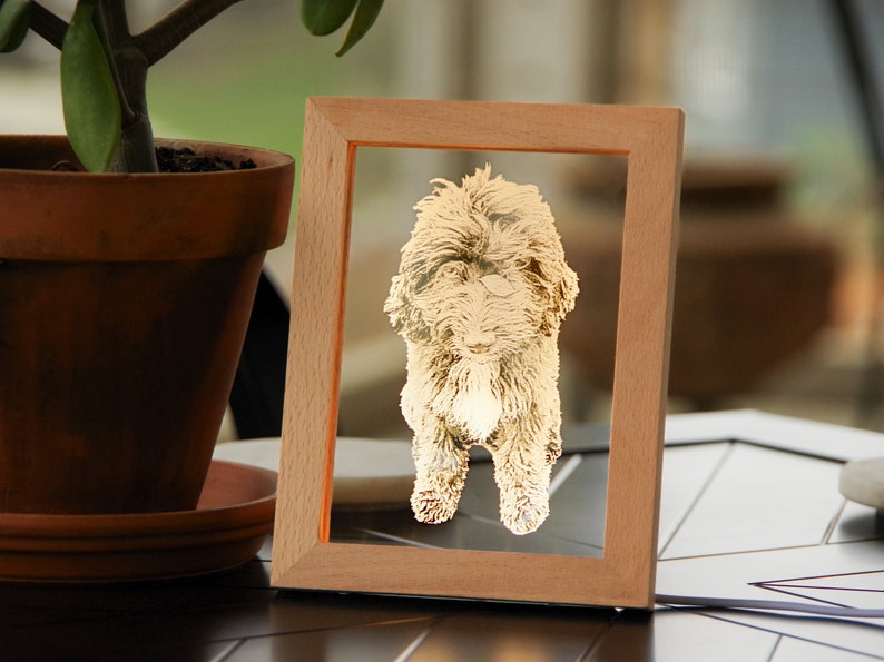 Photo Engraved Acrylic Frame Light up Custom LED Home Decor, Night