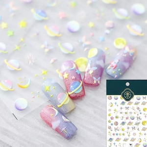 Space - Galaxy Nail 5D Stickers/Decals