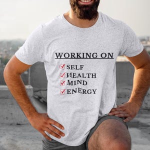Motivational Gym Tee, Unisex Performance T-shirt, Health Fitness Apparel, Workout Shirt, Exercise Top