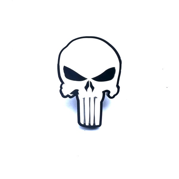 Punisher Skull Grille Mini Badge