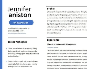Resume- UX Designer