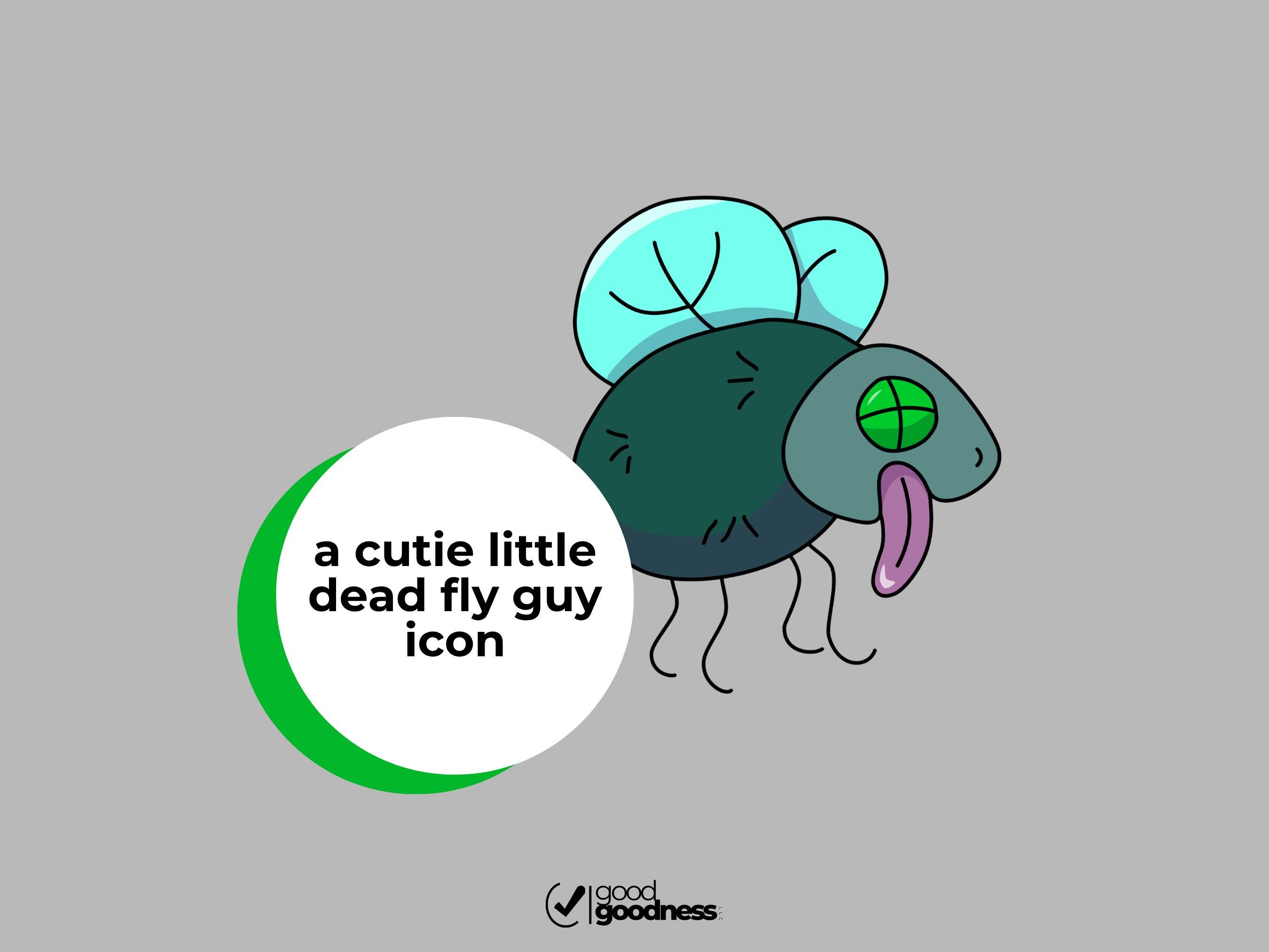 Dead Fly Icon and Desktop Wallpaper Set | Human Made | Desktop ...