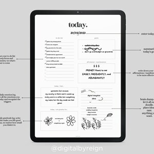 Minimalist Journal Template, Daily, Weekly, Monthly, Bullet Journal ...