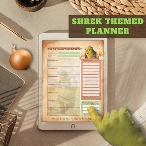 Funny Shrek Meme Themed Weekly Planner (DIGITAL)